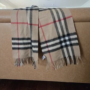 Burberry Cashmere Unisex Scarf NWT